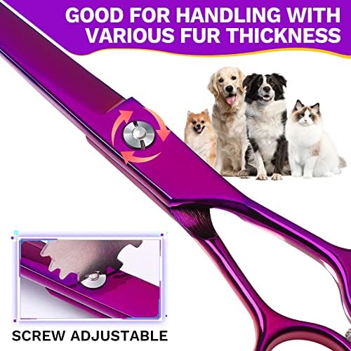 JASON Curved Dog Grooming Scissors - Image 3