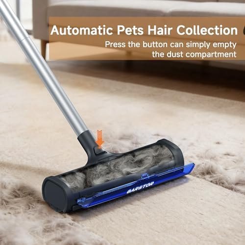 Pet Hair Remover for Carpet, Carpet Sweeper - Image 3