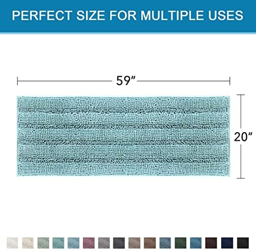 H.VERSAILTEX Bathroom Rugs Bath Mat Runner Rug Non Slip Kitchen Rug Extra Long - Image 2