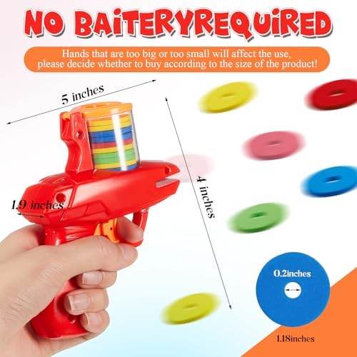 Sumind 4 Pcs Foam Disc Shooter Blasters - Image 2