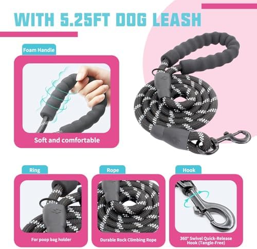 AUROTH Dog Harness and Leash Set Small Sized Dog, No Pull Escape Proof Vest - Image 4