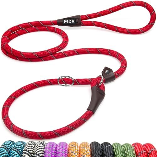Fida Durable Slip Lead Dog Leash, 6 FT x 1/2" Dog Training Leash by Fida