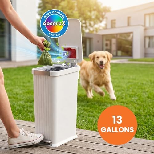 iTouchless 13.2 Gallon / 50 Liter Dog Poop Trash Can - Image 2