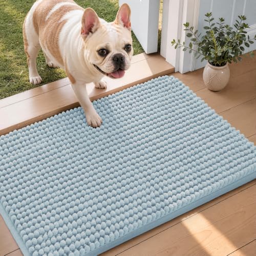 Ophanie Blue Door Mat 28x18, Muddy Mats by Ophanie