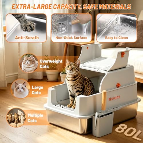 Stainless Steel Litter Box - Image 4