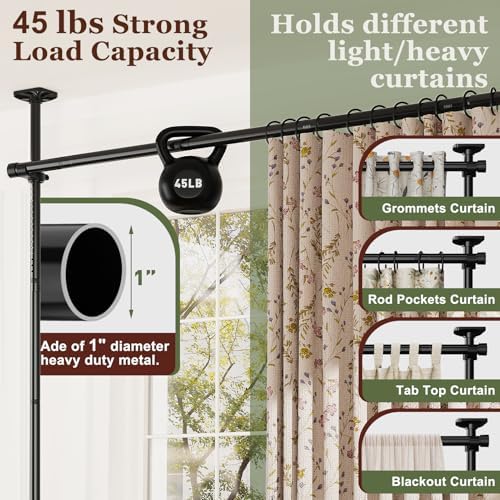 Goovilla Room Divider for Room Separation, 4-10ft 28-70inch - Image 4