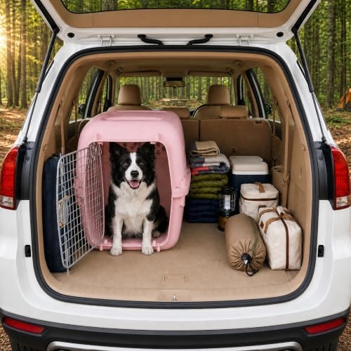 SportPet 36” Large Front Load Hard Sided Pet Carrier Kennel – Secure Portable - Image 7