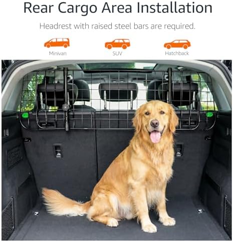 Amazon Basics Adjustable Dog Car Barrier - Image 3