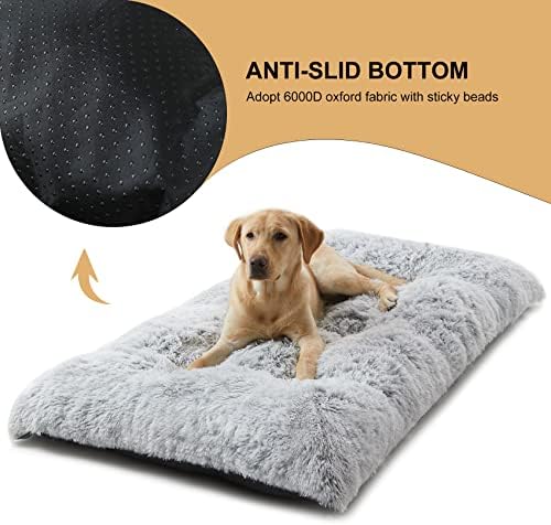 BFPETHOME Dog Bed for Large Dogs, Plush Kennel Pad for Sleeping &Ease Anxiety - Image 6