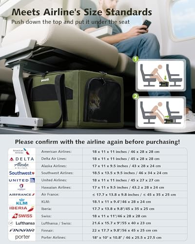Pecute Expandable Airline Approved Pet Carrier - Image 5