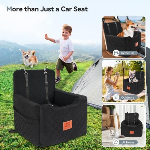 Dog Car Seat for Small/Medium Dogs Under 35 lbs, Dog Booster Seats - Image 6