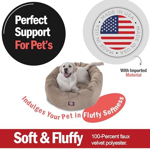 Majestic Pet Micro Velvet Dog Bed, 40 Inch Large - Image 2