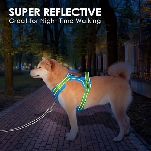 PHOEPET No Pull Dog Harness, Unique Colors Reflective Adjustable Dog Vest - Image 4