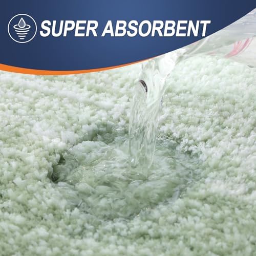 OLANLY Bathroom Rugs Mat 30x20, Extra Soft Absorbent Microfiber Bath Rugs - Image 4