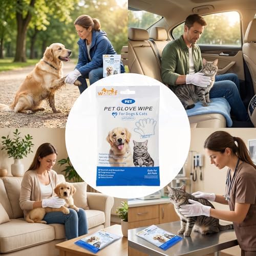 Pet Cleaning Gloves | Extra Thick Disposable Grooming Gloves - Image 7