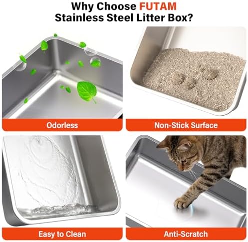 Stainless Steel Litter Box - Image 6