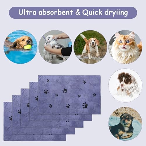 Kifmurase 5PCS Microfiber Dog Towels - Image 6