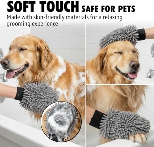 Muddy Mat® Dog Washing Gloves – Dual-Sided Pet Grooming Mitt - Image 4
