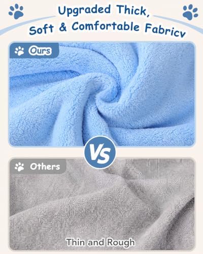 Dog Bathrobe Absorbent Microfiber Pet Drying Robe - Image 6