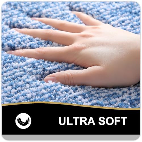OLANLY Large Bathroom Rugs 44x32, Soft Absorbent Microfiber Bath Rugs - Image 2