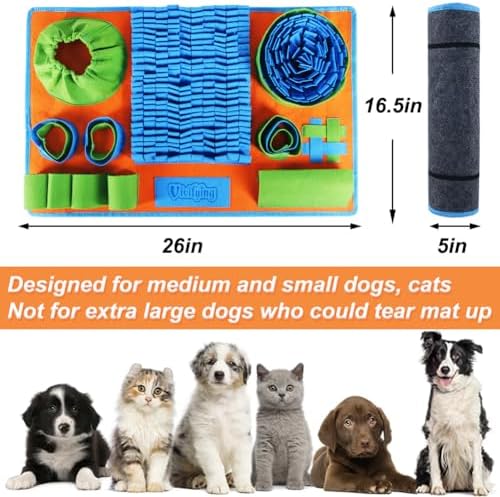 Vivifying Snuffle Mat for Dogs, Interactive Dog Puzzle Toy for Boredom - Image 2