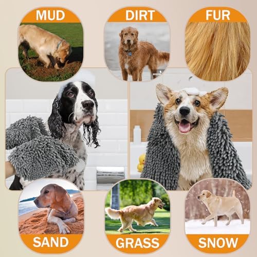 Puomue Microfiber Dog Towels for Drying Dogs, Super Absorbent, Soft and Quick - Image 5