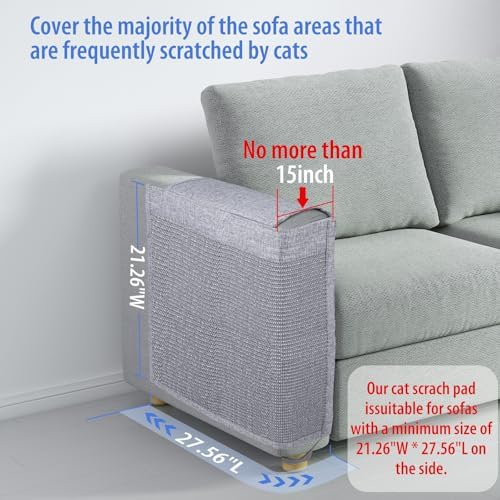 Oroonoko Cat Scratch Couch Protector, Couch Protector from Cat Claws - Image 3