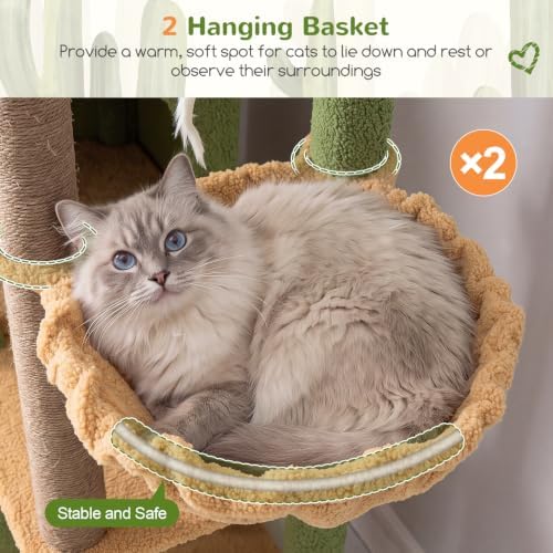 Globlazer Cactus Cat Tree Tower - Image 4