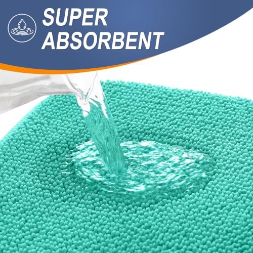 OLANLY Thick Memory Foam Bathroom Rugs 30x20, Soft Absorbent Bath Mat - Image 3