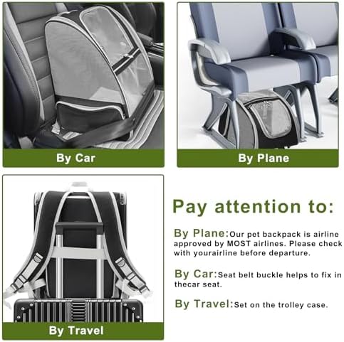 Texsens Innovative Traveler Bubble Backpack Pet Carriers - Image 6