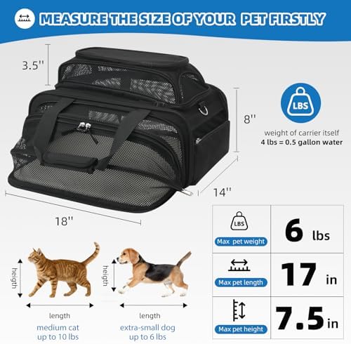 pidipiti 18x14x8 Soft-Sided pet Carrier, - Image 3