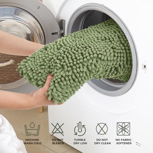 Bcoimo 48x30 Chenille Bath Mat – Non-Slip - Image 5