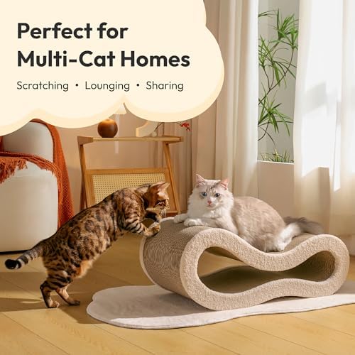 Cloud Lounge Cat Scratching Pad, Reversible Scratch Board - Image 3