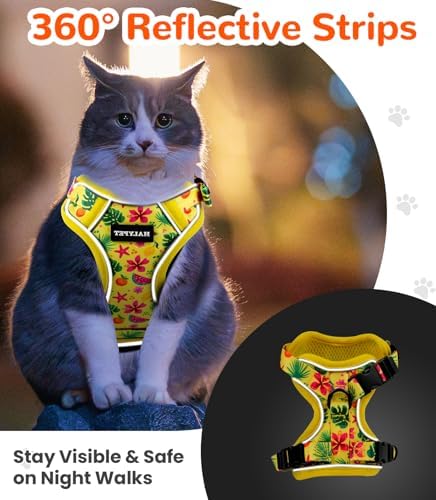 Halypet Cat Harness and Leash Set, Escape Proof Adjustable Harness - Image 6