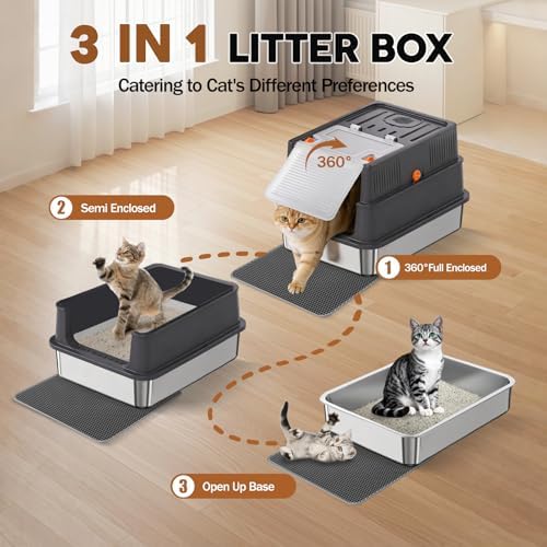 Stainless Steel Litter Box - Image 3