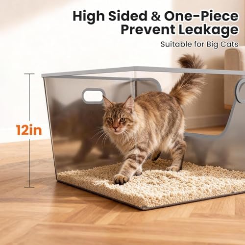 40L XXL Stainless Steel Cat Litter Box - Image 2