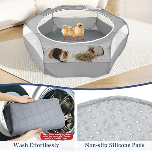 Pawaboo 2-in-1 Small Animals Playpen - Image 4
