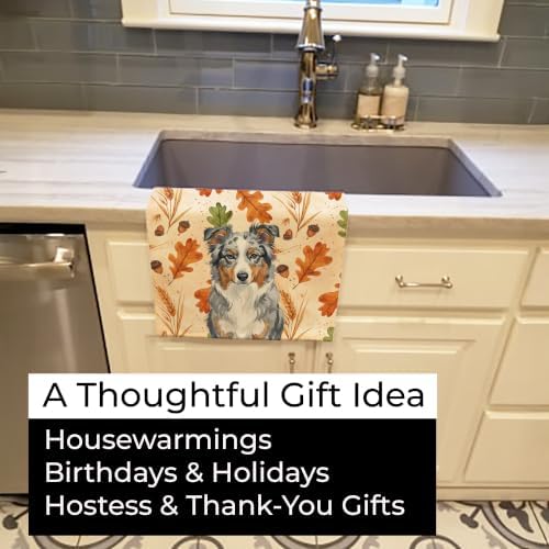 Caroline's Treasures American Shepherd Dogs Kitchen Towel 15x25 in - Image 5