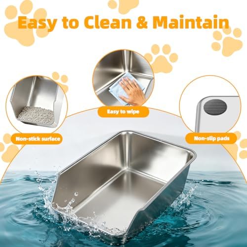 Stainless Steel Cat Litter Box - Image 4