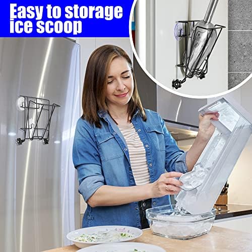 TOCCYARD Ice Scoop Holder Foldable, Metal Heavy Duty Ice Maker Scoop Holder - Image 6