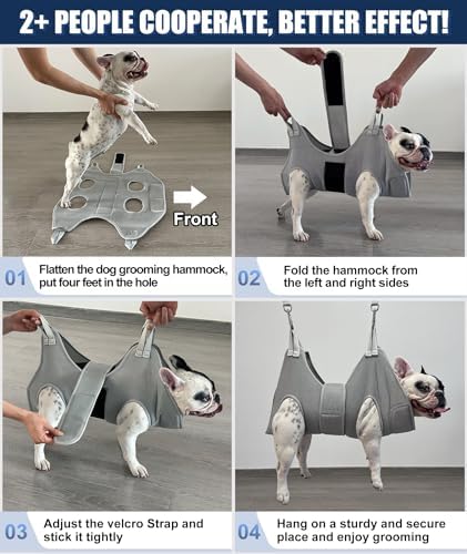 Kkiimatt Dog Grooming Hammock Harness, M-Large Dog Hammock - Image 6