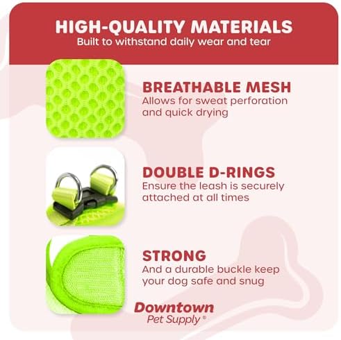 Downtown Pet Supply Step in Dog Harness No Pull, Atomic Yellow - Image 3