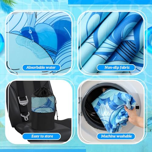 Hahafelt 2 Pack Car Seat Towel Cover - Image 3