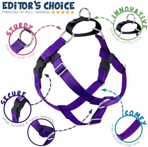 2 Hounds Design Freedom No Pull Dog Harness, 1 inch XXL - Image 4