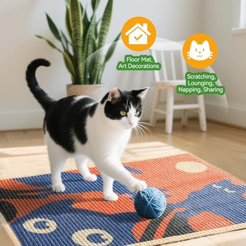 Sisal Cat Scratcher Mat Anti-Scratch Cat Scratching Pad - Image 7