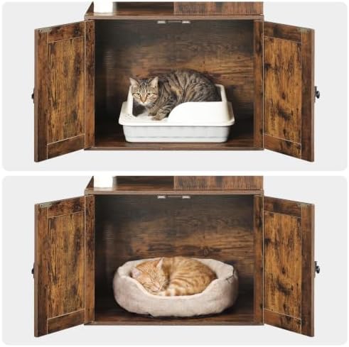 HOOBRO Cat Tree with Litter Box Enclosure, Tall Cat Tower - Image 6
