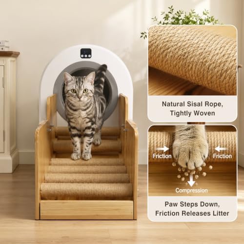 Wooden Automatic Litter Box Steps/Ramp - Image 4