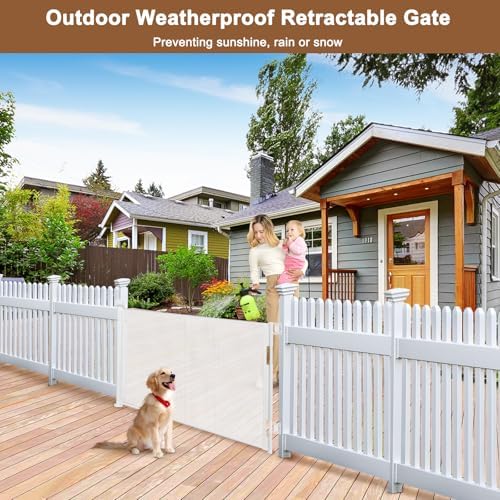 Weatherproof Outdoor Retractable Baby Gates - Image 2