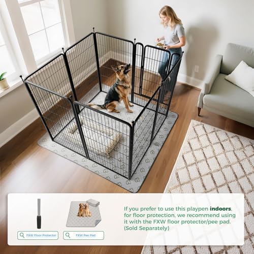 FXW Rollick Dog Playpen, Yard & RV Camping, 8 Panels - Image 2
