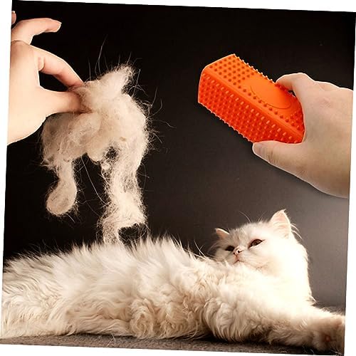 FOMIYES 3pcs Silicone Pet Hair Remover Brush - Image 3